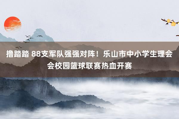 撸踏踏 88支军队强强对阵！乐山市中小学生理会会校园篮球联赛热血开赛